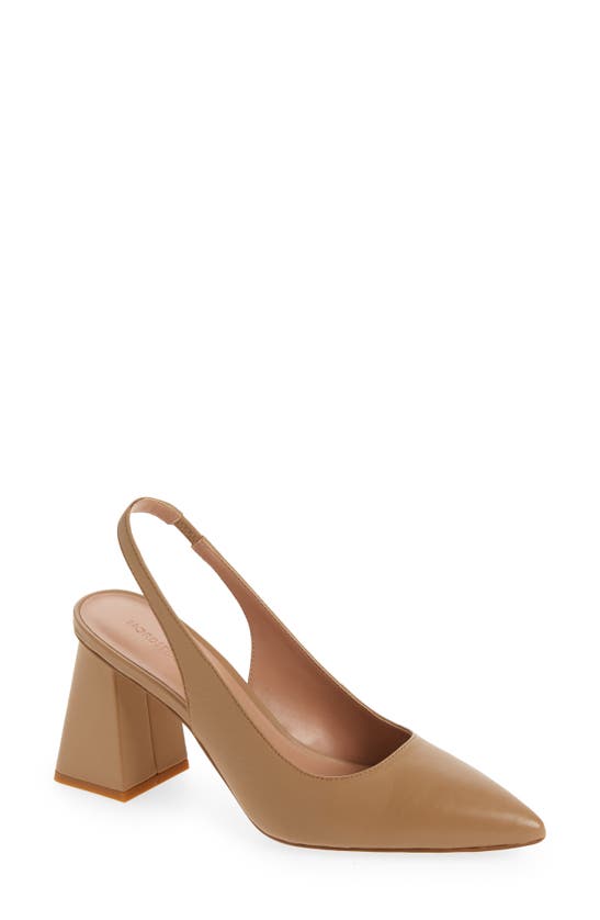 Nordstrom Polina Pointed Toe Slingback Pump In Tan