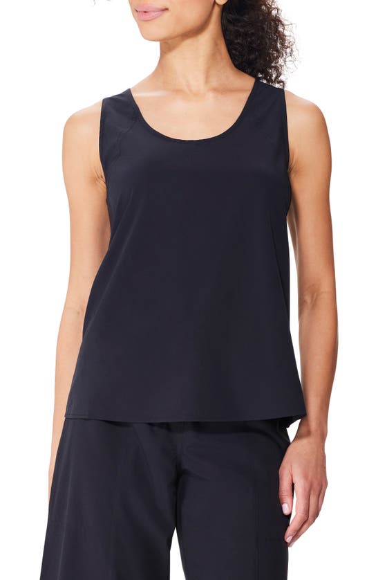 Nz Active By Nic+zoe Tech Stretch Seamed Performance Tank In Black