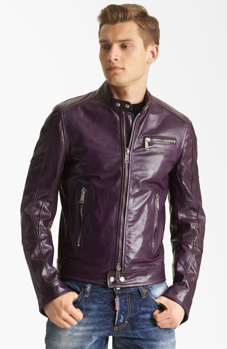 Dsquared2 Leather Jacket | Nordstrom