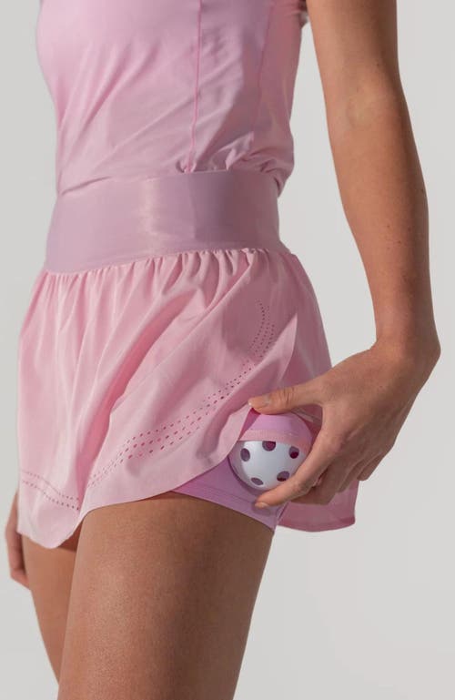 Avi Cross-court Pickleball Skirt In Pink Orchid