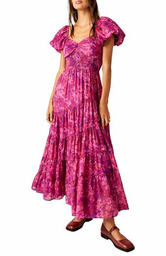 Buy Kindred Bravely Ruffle Strap Labor & Delivery Gown, Burgundy Plum,  Medium-Large at