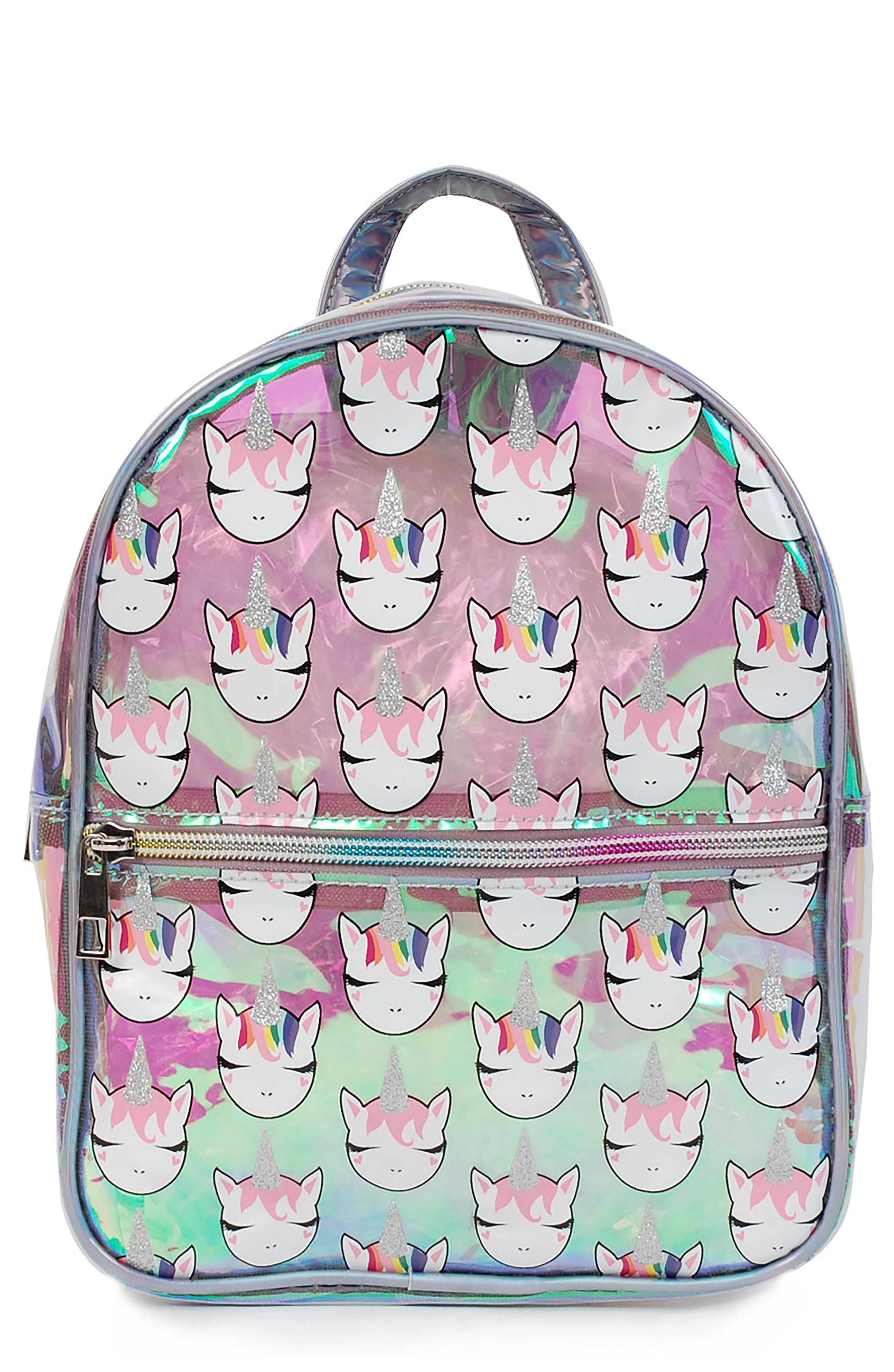 OMG Hologram Unicorn pink Backpack