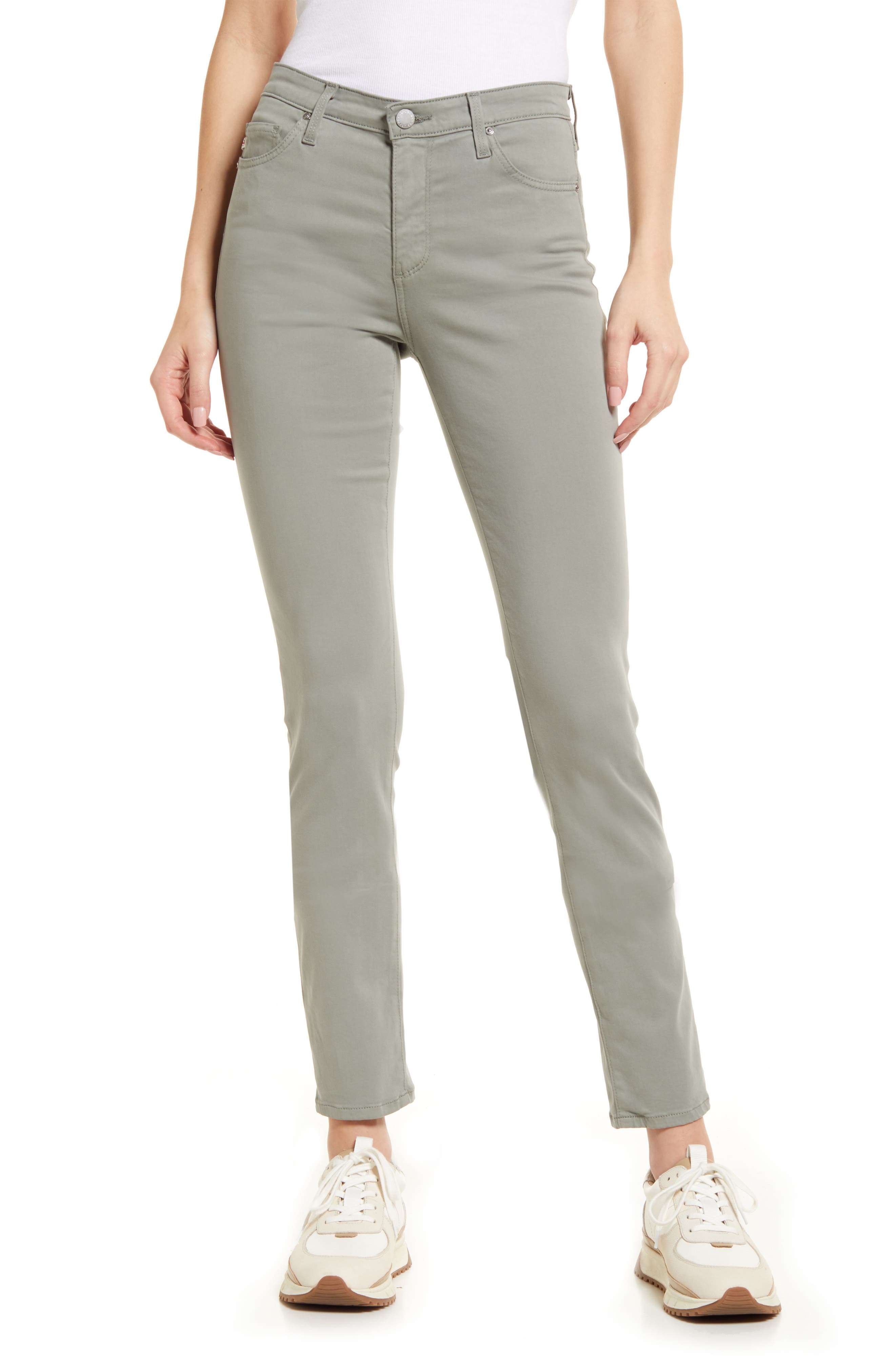 khaki green jeans ladies