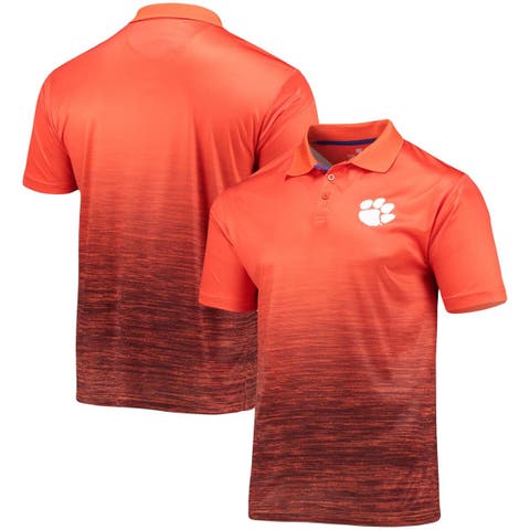 Clemson Tigers Columbia PFG Bonehead Short Sleeve Shirt - Orange