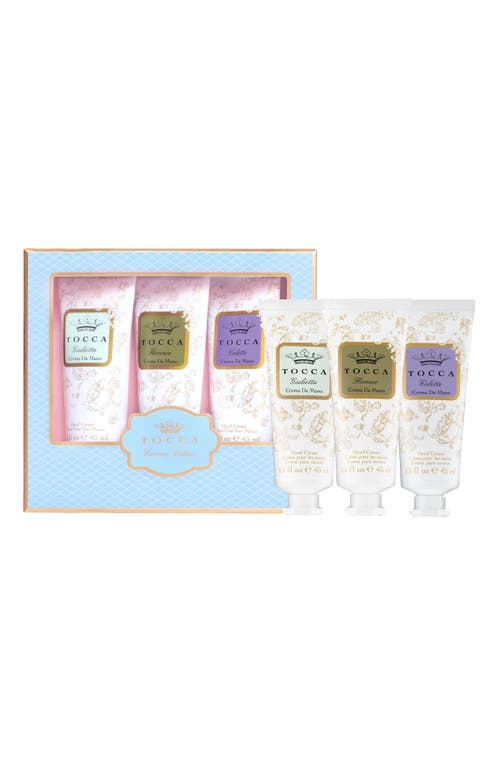 TOCCA Garden Collection Hand Cream Set (Limited Edition) $36 Value in Blue at Nordstrom