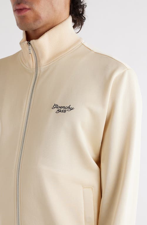 Shop Givenchy Simple Track Jacket In Ivory