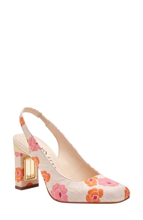 The Hollow Heel Slingback Pump in Natural Multi
