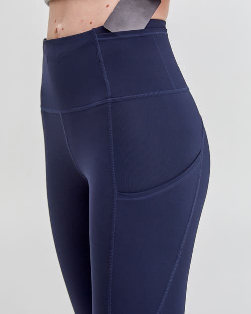Rebody Active Energy Reflective Silkiflex Legging 21.5" In Cool Navy