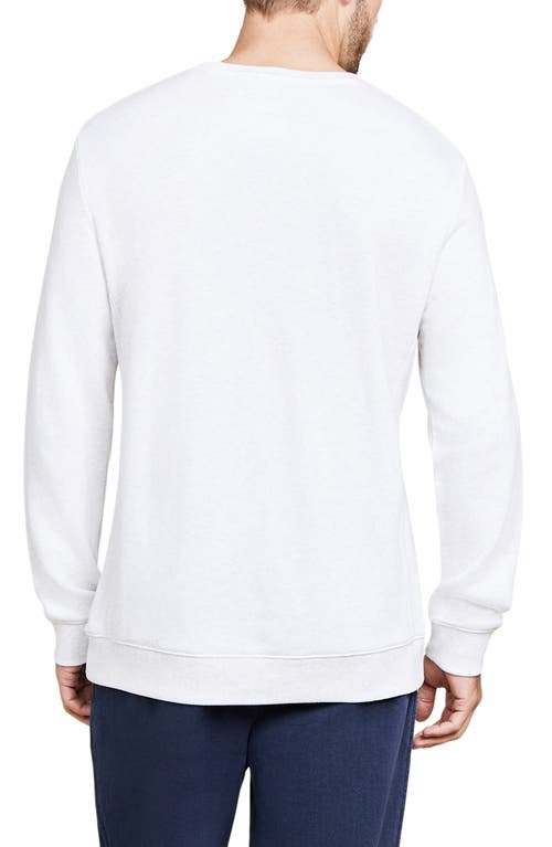 Shop Barefoot Dreams Malibu Collection® French Terry Sweatshirt In White