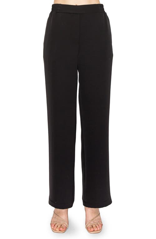 Clean Front Pants in Black