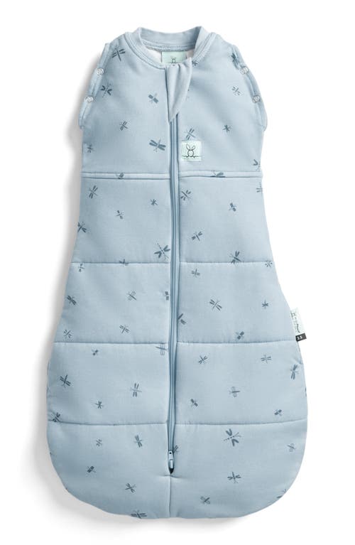 ergoPouch 2.5 TOG Cocoon Stretch Organic Cotton Convertible Swaddle Bag in Dragonflies at Nordstrom
