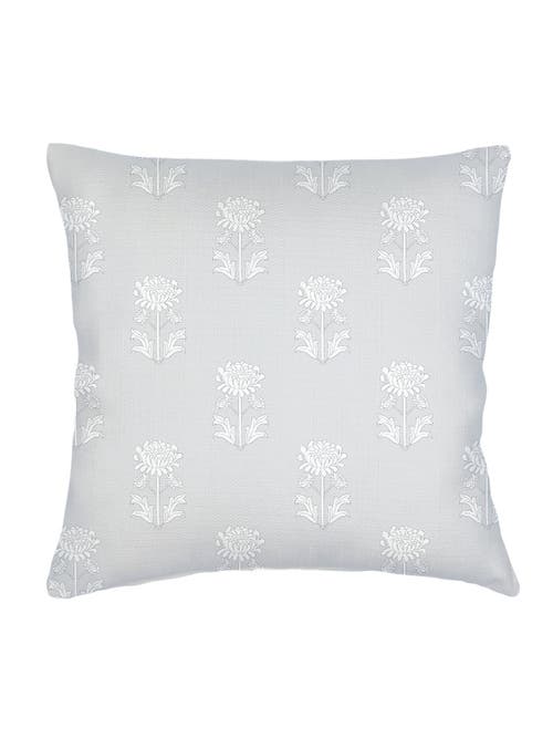 ANAYA ANAYA BLOCK PRINT LINEN PILLOW WITH DOWN INSERT 