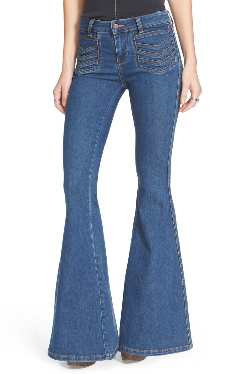Free People 'Stella' Flare Jeans | Nordstrom