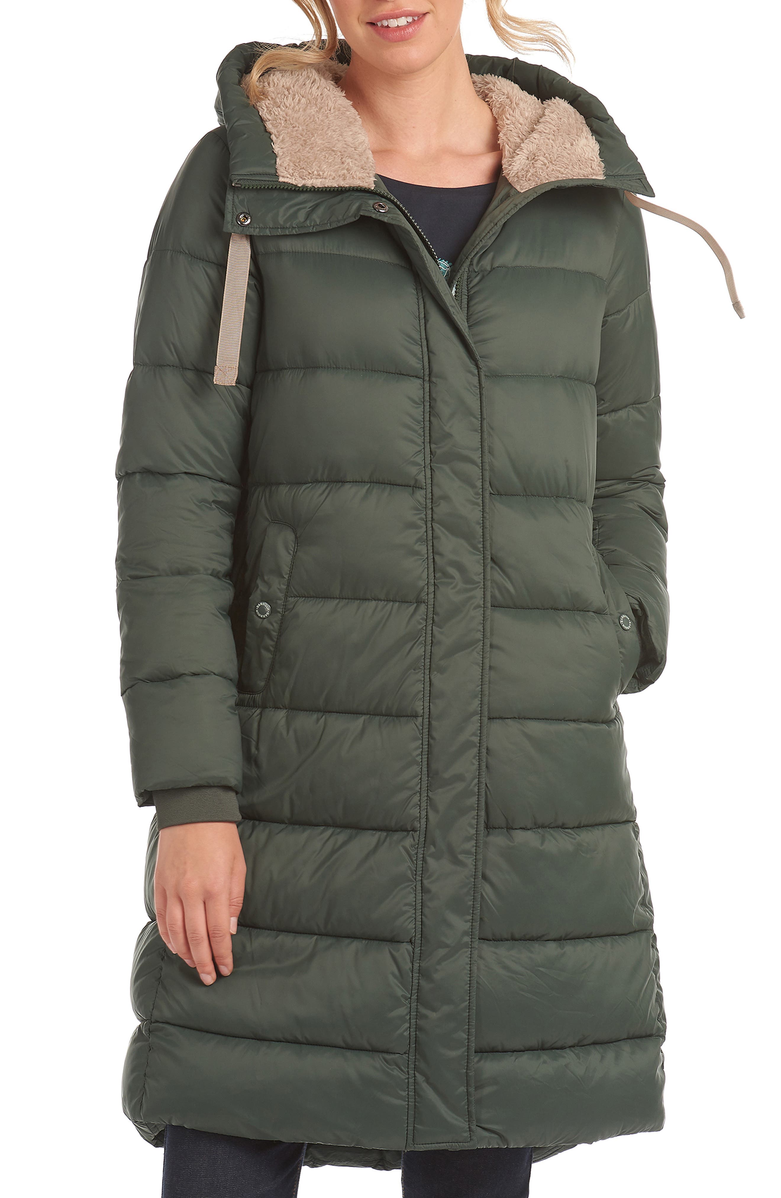 barbour cassins quilted jacket green