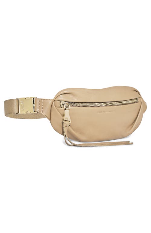 Aimee Kestenberg Milan Leather Belt Bag In Camel