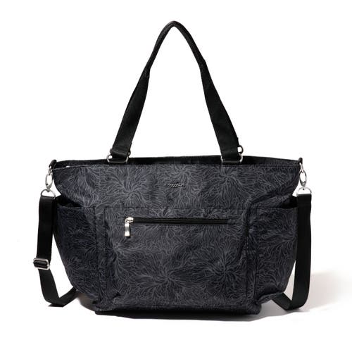 Baggallini Modern Avenue Tote In Midnight Blossom