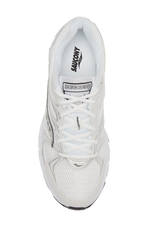 Shop Saucony Grid Ride Millennium Sneaker In White/silver