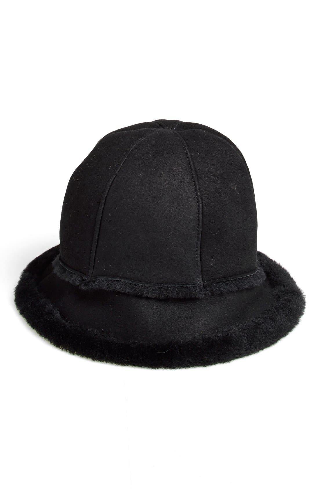 ugg shearling bucket hat