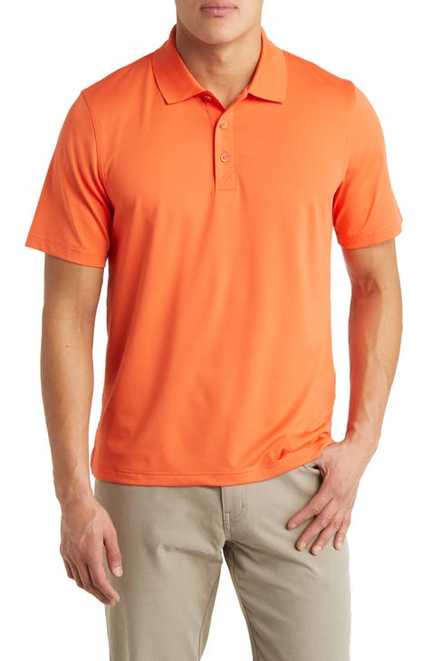 Lastinch Men Plus Size Orange Linen Cotton Formal Shirt (36