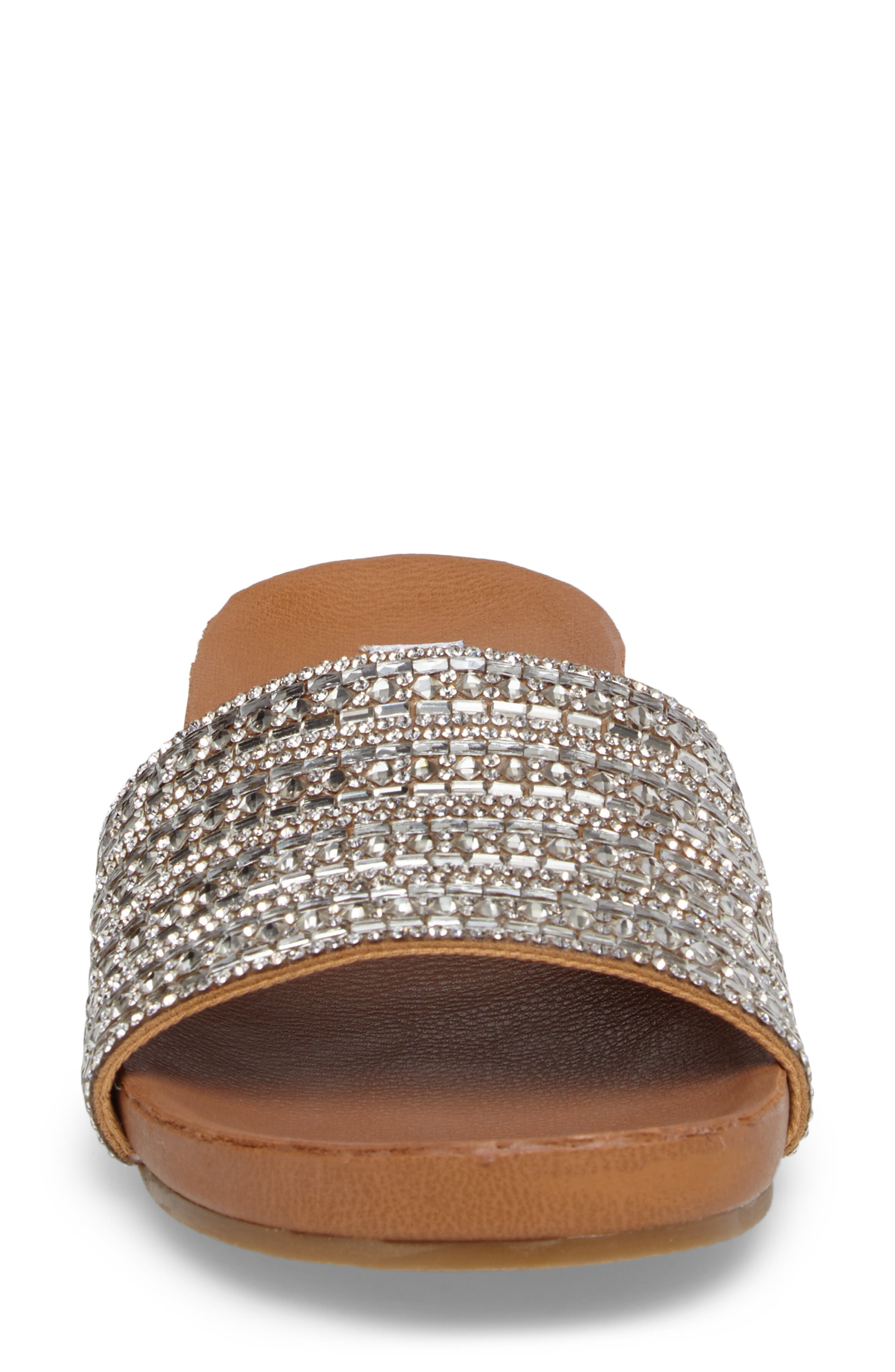 steve madden dazzle embellished slide sandal