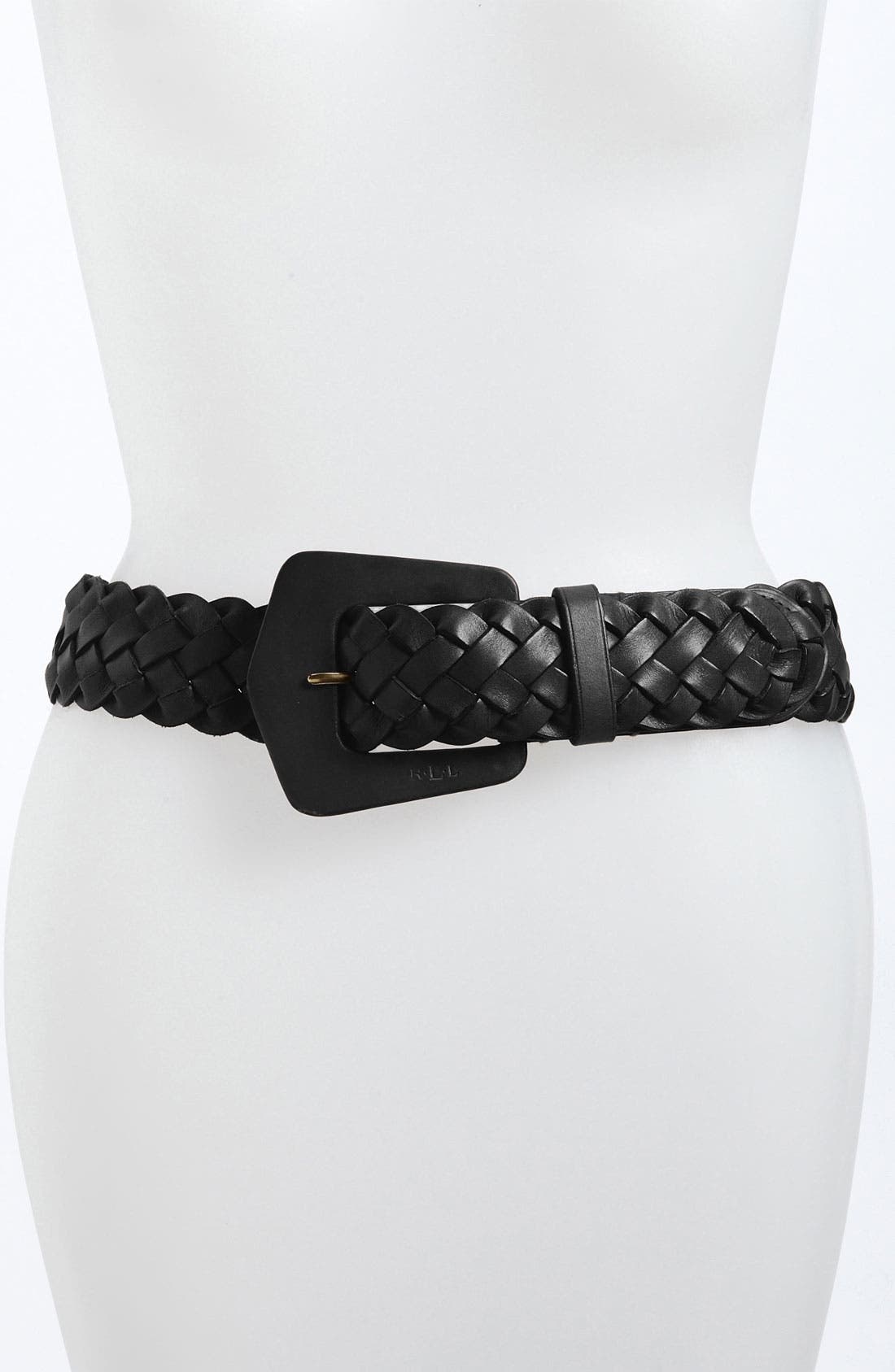 ralph lauren woven belt