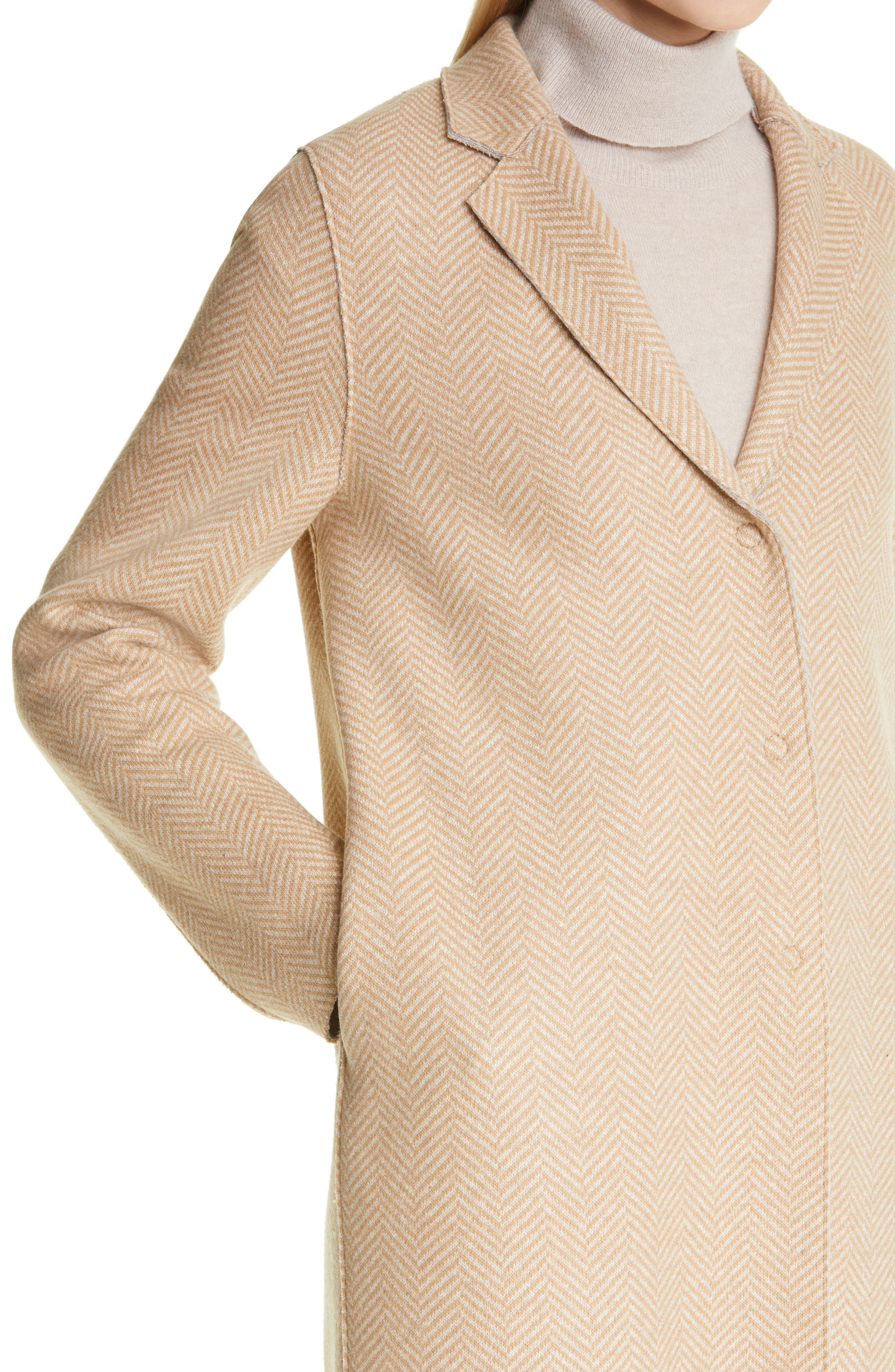 tan cocoon coat