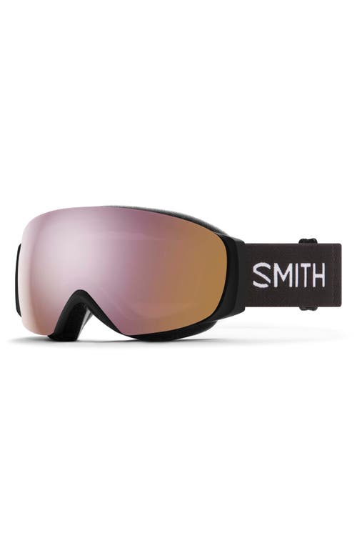 Smith I/o Mag™ 164mm Snow Goggles In Black/chromapop Rose Gold