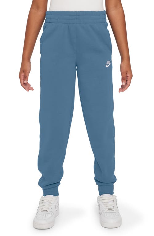 Nike Kids' Club Fleece Joggers In Aegean Storm/white