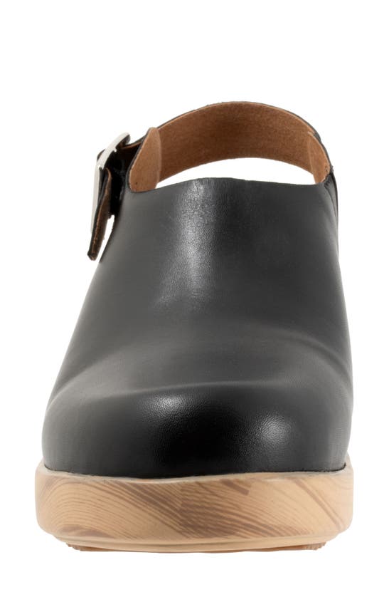 Softwalk Fairbanks Slingback Platform Clog In Black