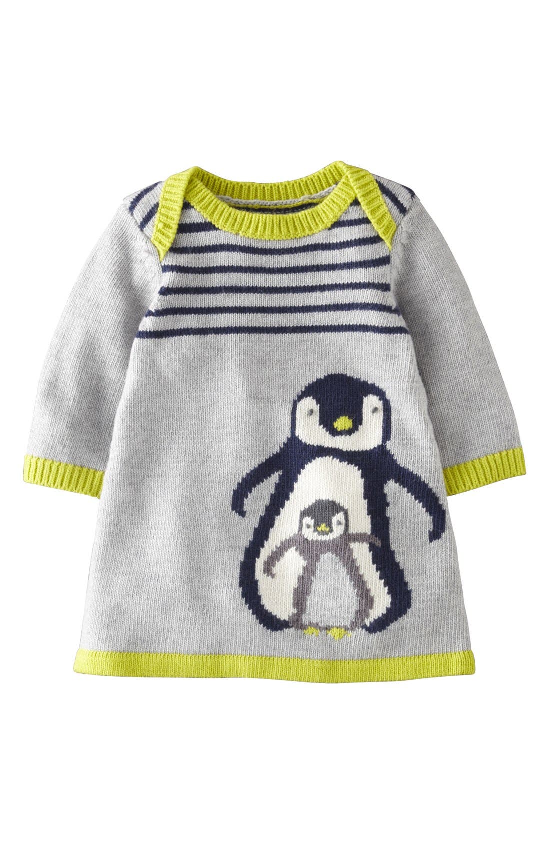 Mini Boden 'My Baby' Intarsia Sweater Dress (Baby Girls) Nordstrom