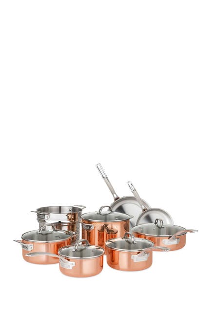 Viking 3 Ply Coppy Clad 13 Piece Cookwear Set Nordstrom Rack