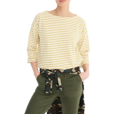 J.crew Striped Tee, Ivory
