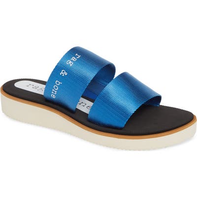 Rag & Bone Mila Slide Sandal, Blue