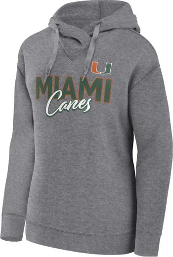 Youth Fanatics Branded Green Miami Hurricanes Campus Pullover Hoodie