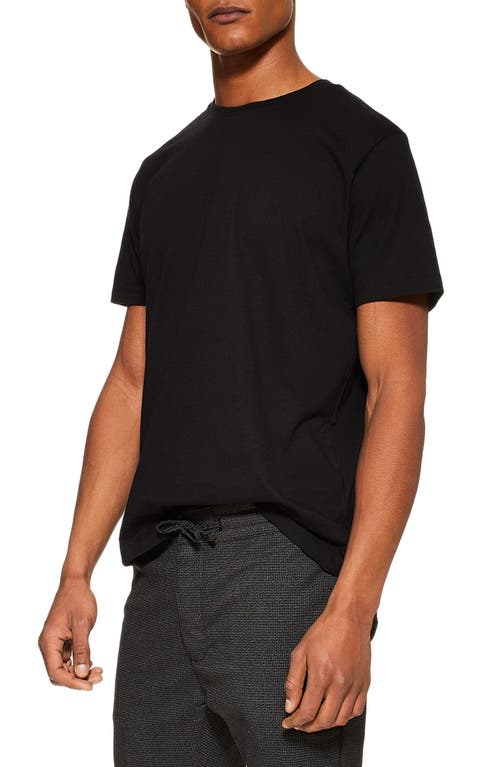 Topman Classic Fit T-Shirt in Black