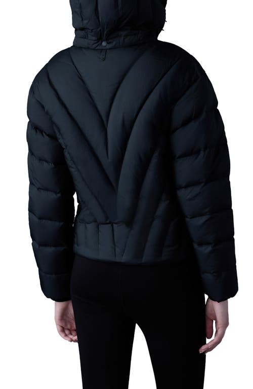 Shop Mackage Hope 750 Fill Power Down Puffer Jacket In Black