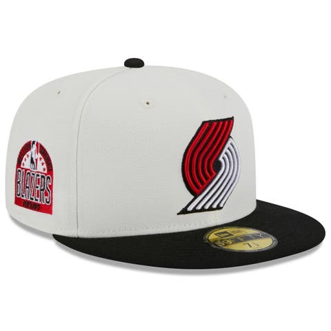 Men's Portland Trail Blazers New Era Black Tear 9FIFTY Snapback Hat