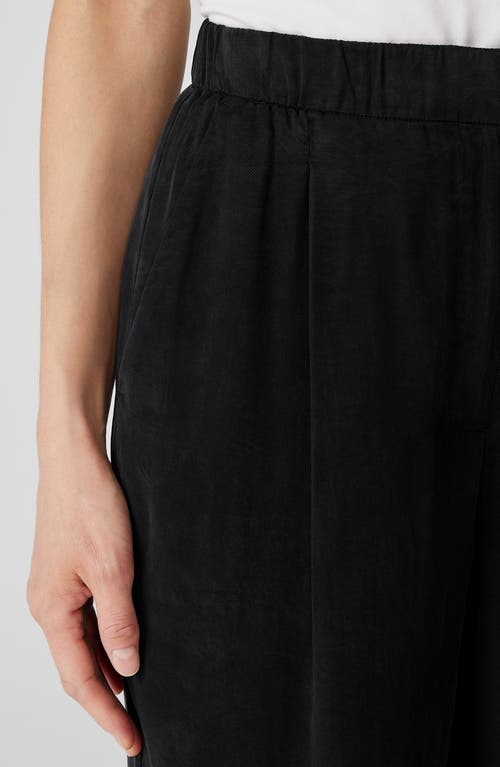 EILEEN FISHER EILEEN FISHER PLEATED WIDE LEG PANTS