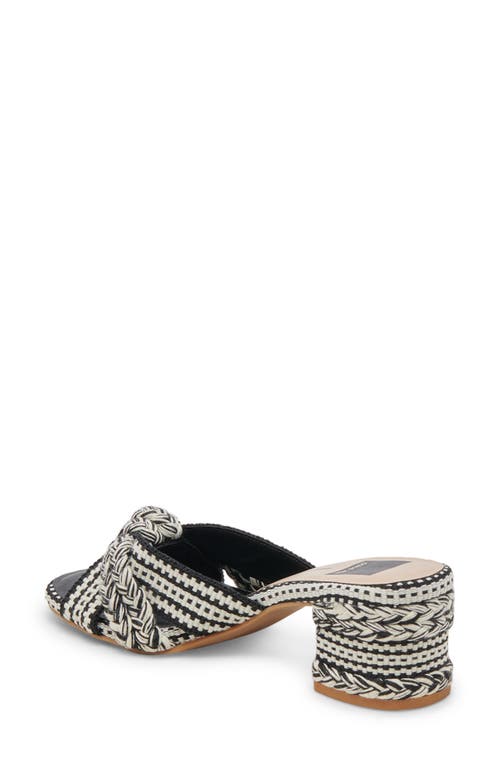 Dolce Vita Genero Woven Sandal In Black Multi Woven