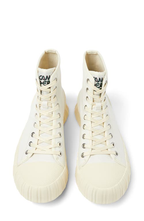 Camper Roz High-top Sneaker In White Natural