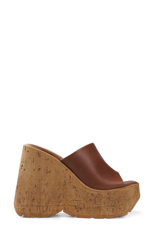 Shop Candies Candie's Keres Platform Wedge Sandal In Tan