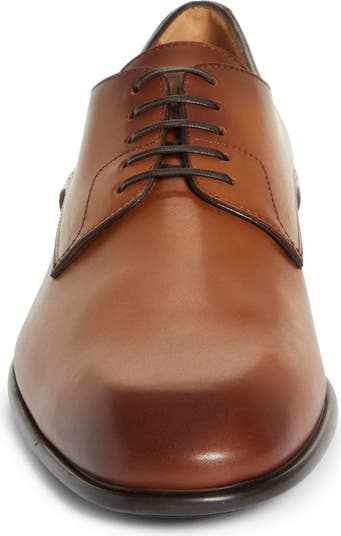 Ferragamo plain discount toe derby shoe