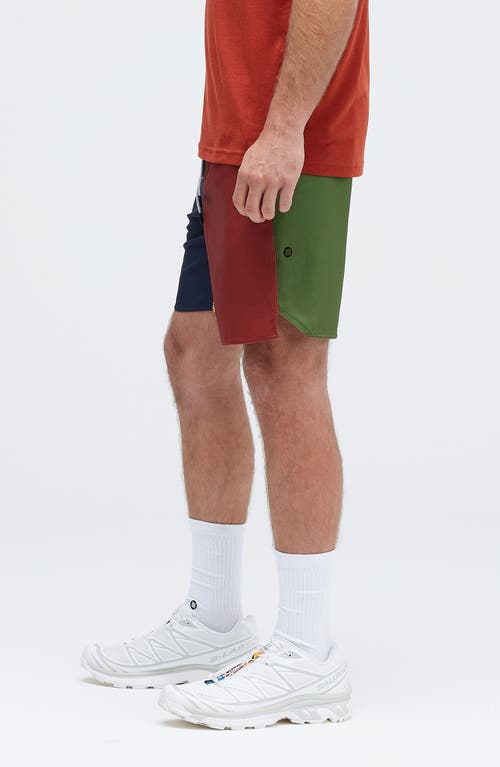 Stance Complex Hybrid Shorts In Portwine