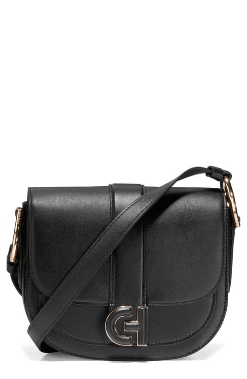 Cole Haan Mini Essential Saddle Bag in Black at Nordstrom