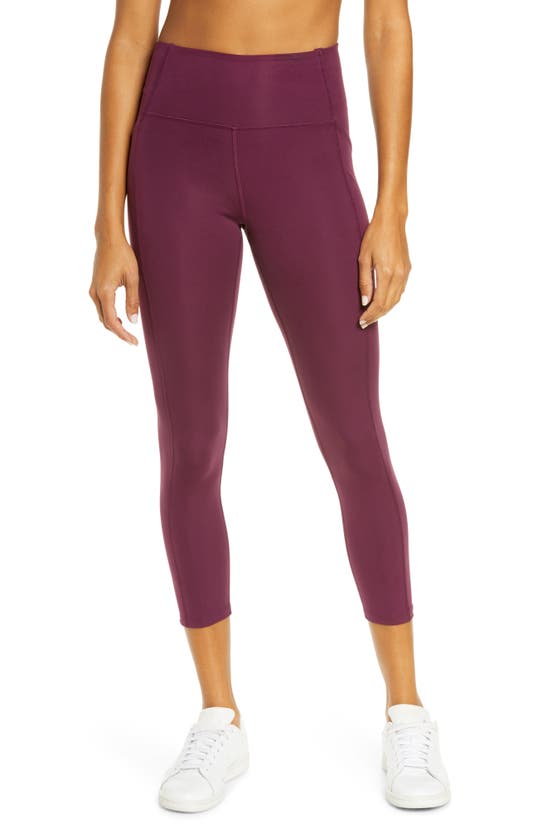 Girlfriend Collective High Waist Full Length Leggings In Plum