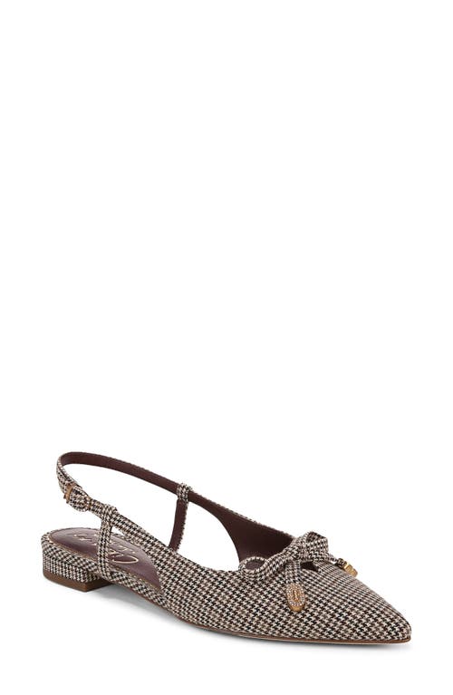 Shop Circus Ny By Sam Edelman Lafayette Pointed Toe Slingback Sandal In Black Natural Multi