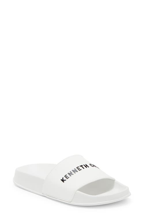 Kenneth Cole Kenny Slide Sandal in White