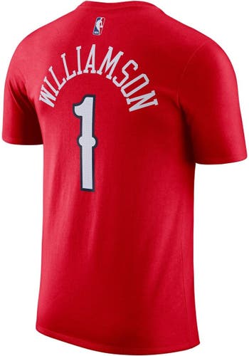 Red Jordan NBA New Orleans Pelicans Williamson #1 Jersey