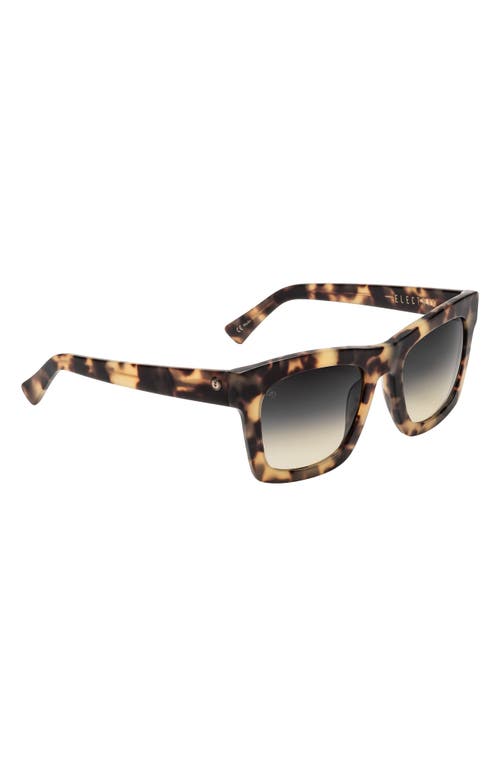 Electric Crasher 54mm Rectangle Sunglasses In Matte Tort/black Gradient