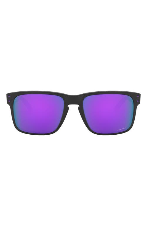 Oakley Holbrook 57mm Prizm Polarized Sunglasses in Matte Black at Nordstrom